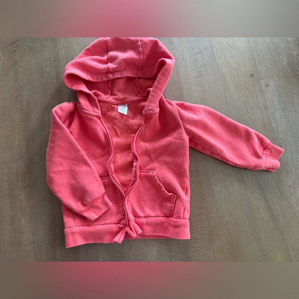 Simple joy Pink Hoodie Sz 3T